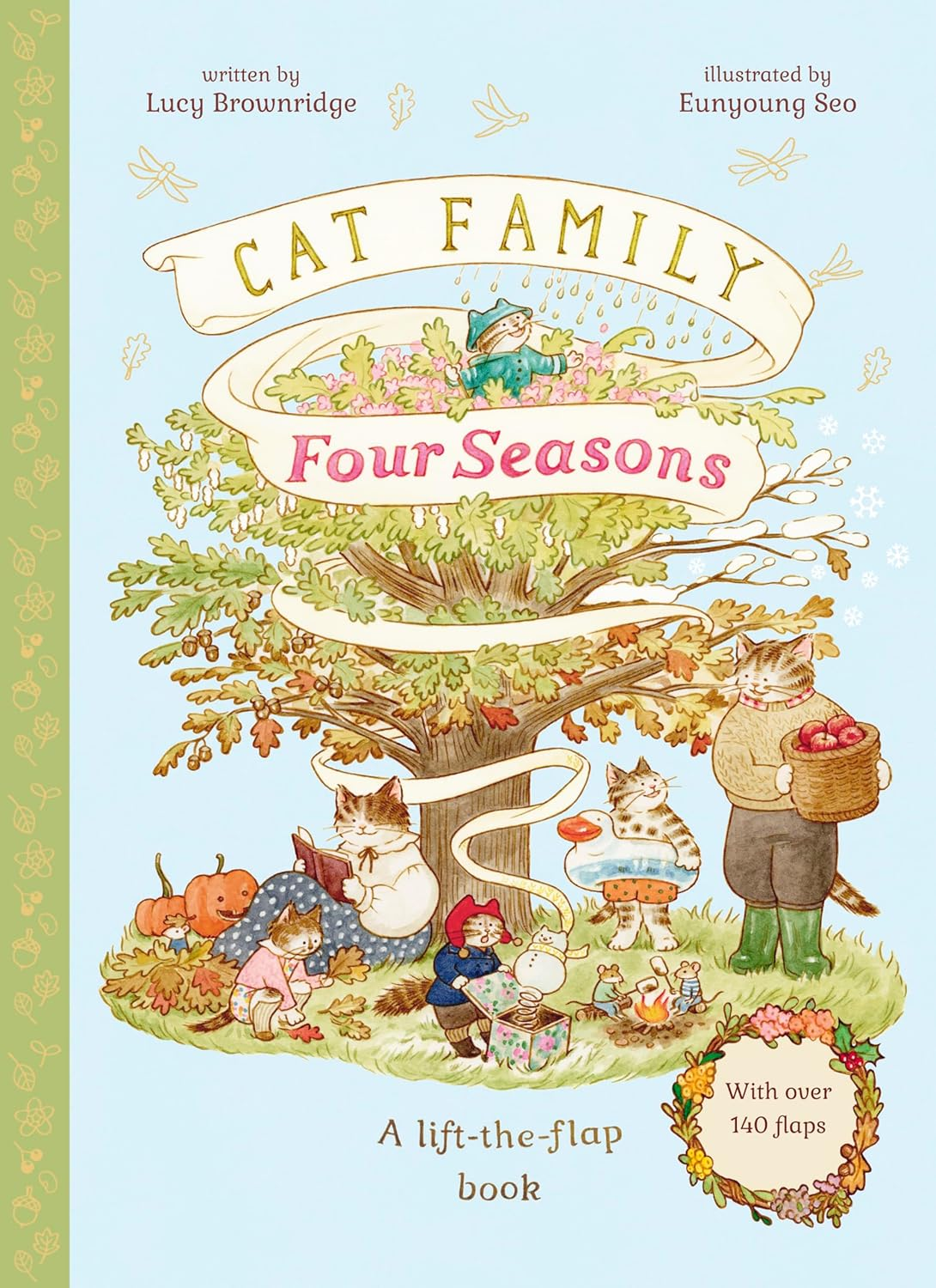 Cat Family Four Seasons: a Lift-The-Flap Book (With over 140 Flaps) image number 2