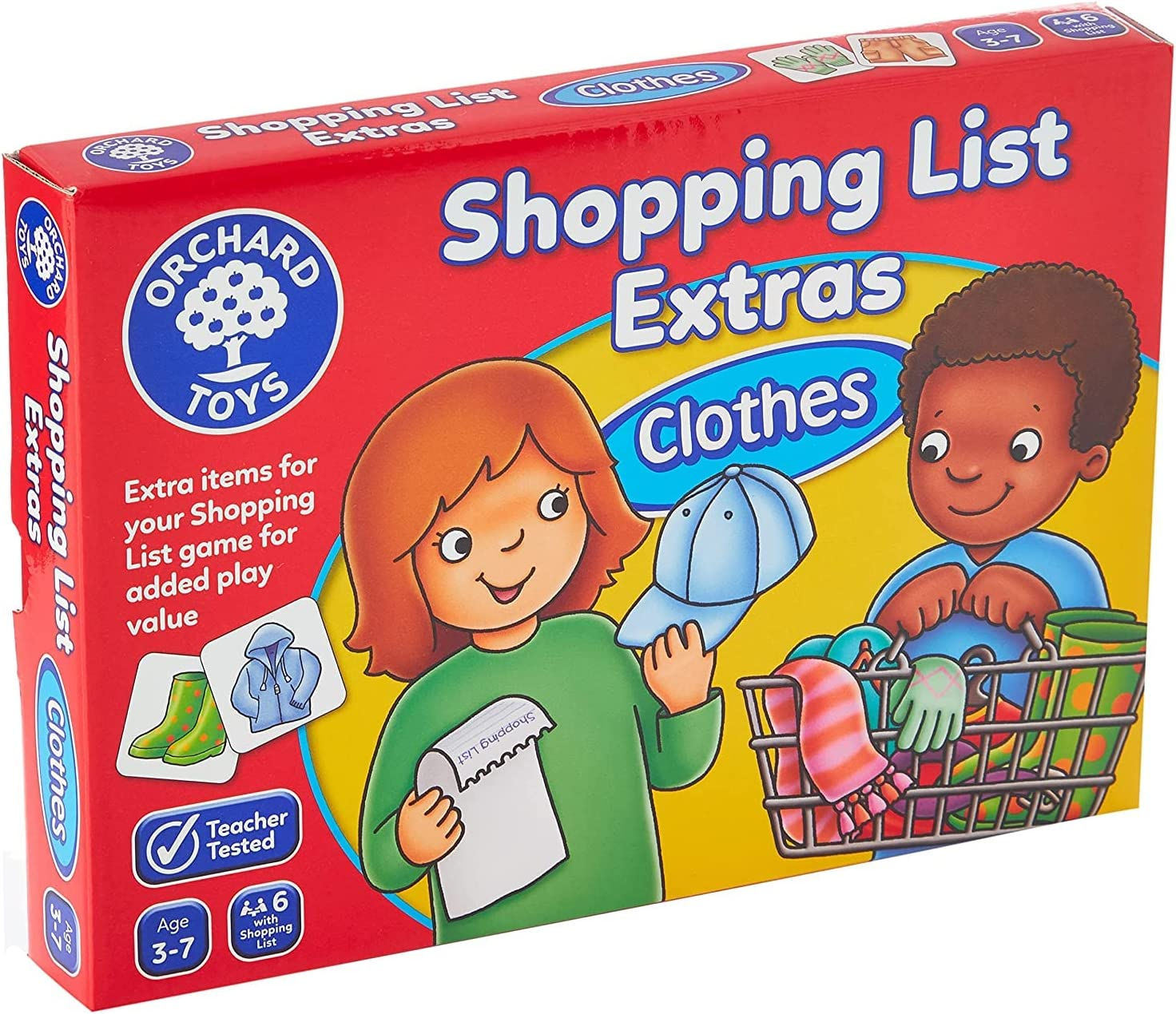 Orchard Toys - Shopping List Booster - Clothes & - Shopping List Booster - Fruit and Veg image number 2