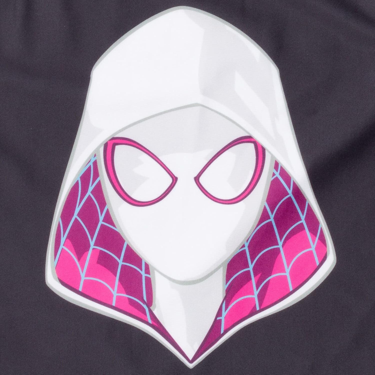 Marvel Spider-Man Spider-Gwen Girls UPF 50+ Rash Guard & Bikini Bottom Swimsuit Set Toddler to Little Kid, Black/Purple image number 2