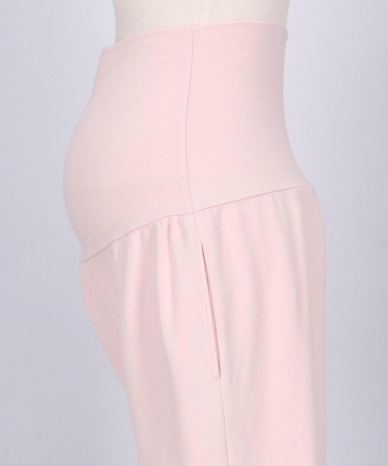 Wacoal Maternity MFY463 Women'S Maternity Pajamas, before and Postpartum Use, Cotton Blend (Main Body) with Nursing Opening, Long Sleeve Pants - Pi image number 6