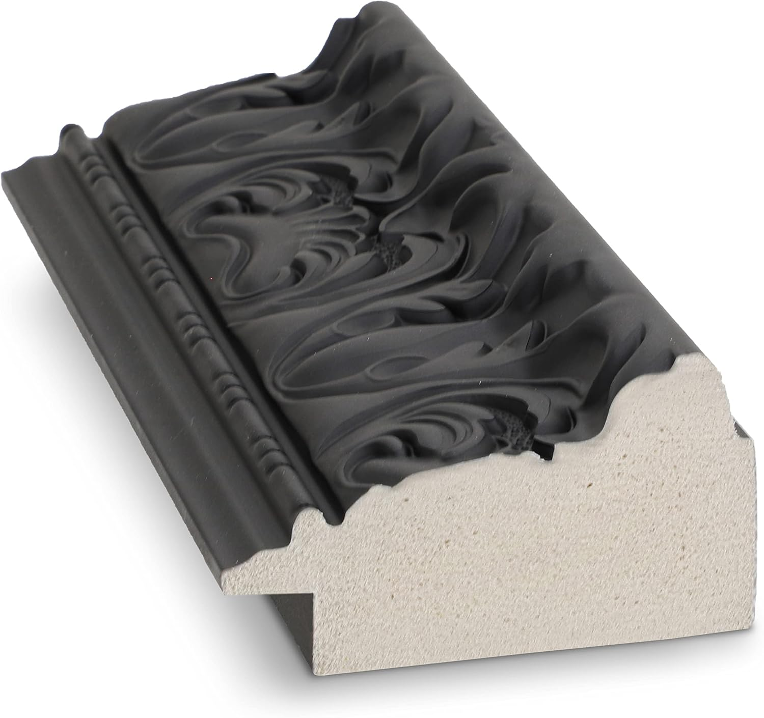 Deco TV Frames Tuscan Matte Black Compatible ONLY with Samsung the Frame TV (3", Color Chip) image number 1