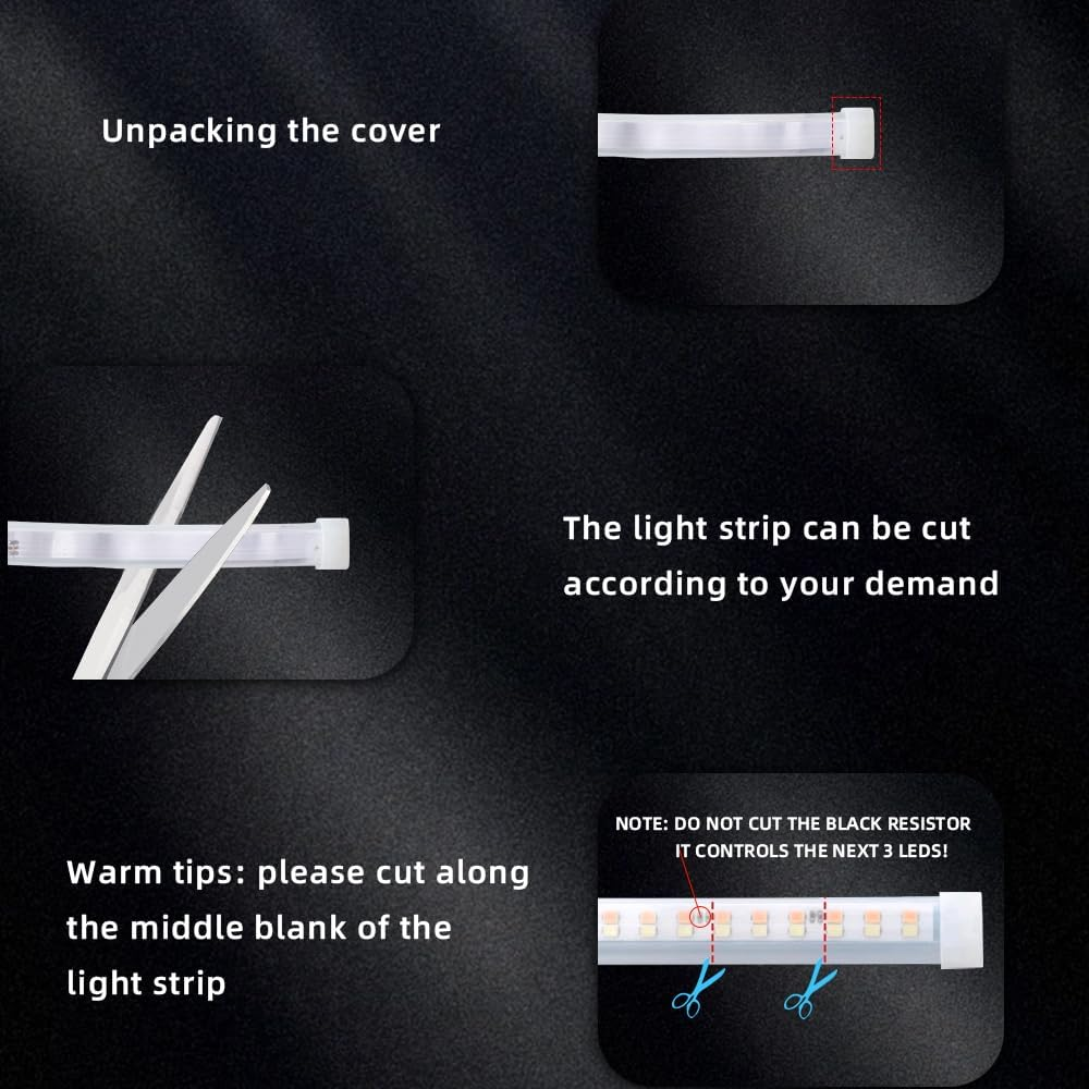 Upgrade Dynamic Flowing Car LED Trunk Light Strip, 158Inch Universal Flexible Cutting Silicone Waterproof Neon Lights Strip, 12V Interior Ambient Lighting for Cars Suvs(White)