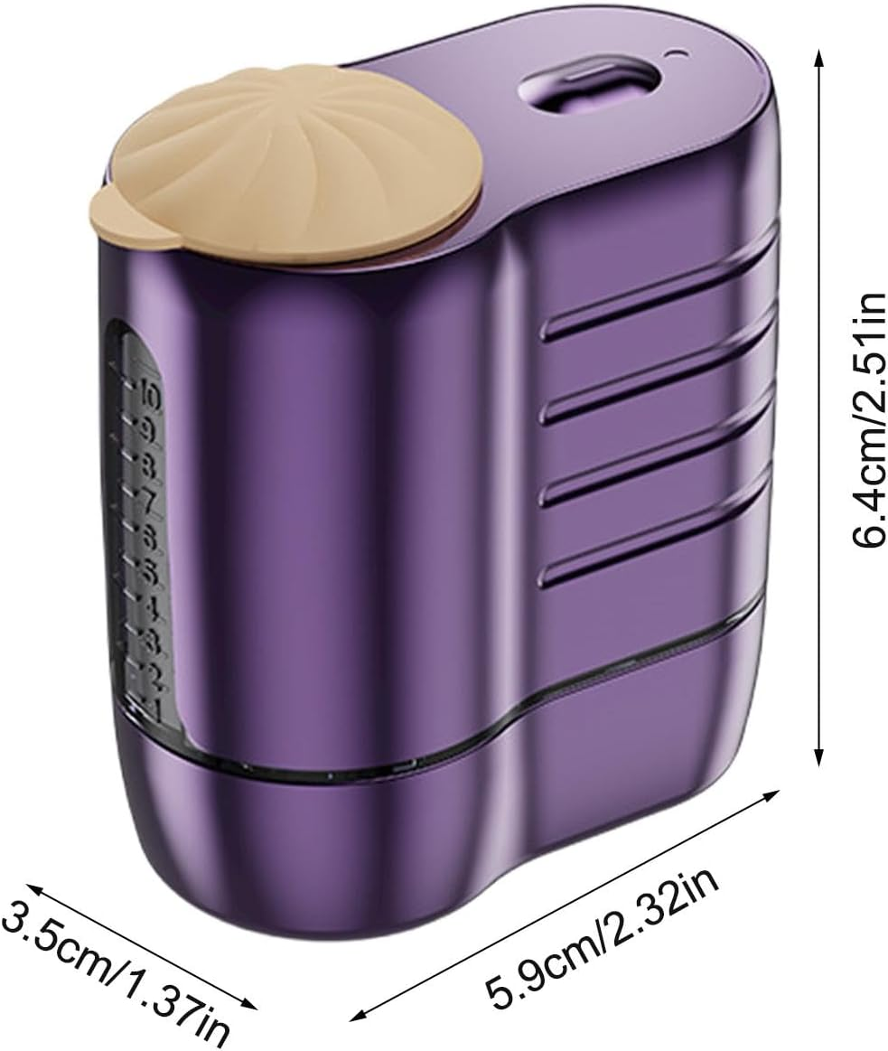 Electric Hair Oil Applicator, Scalp Massager, Hair Growth Brush, Red Light, Vibration Massage, Microcurrent Technology, Home & Travel Use, 2.32 X 1.38 X 2.52 Inches image number 2