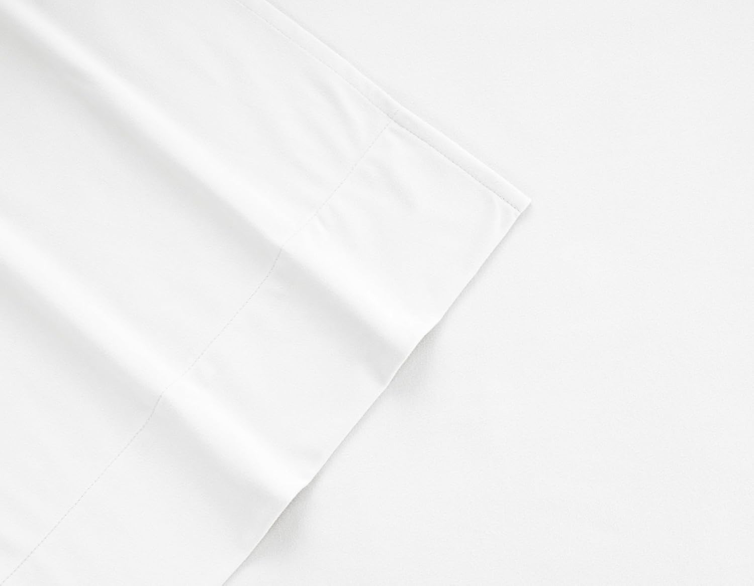 Ardor Boudior Micro Flannel Sheet Set, White, King