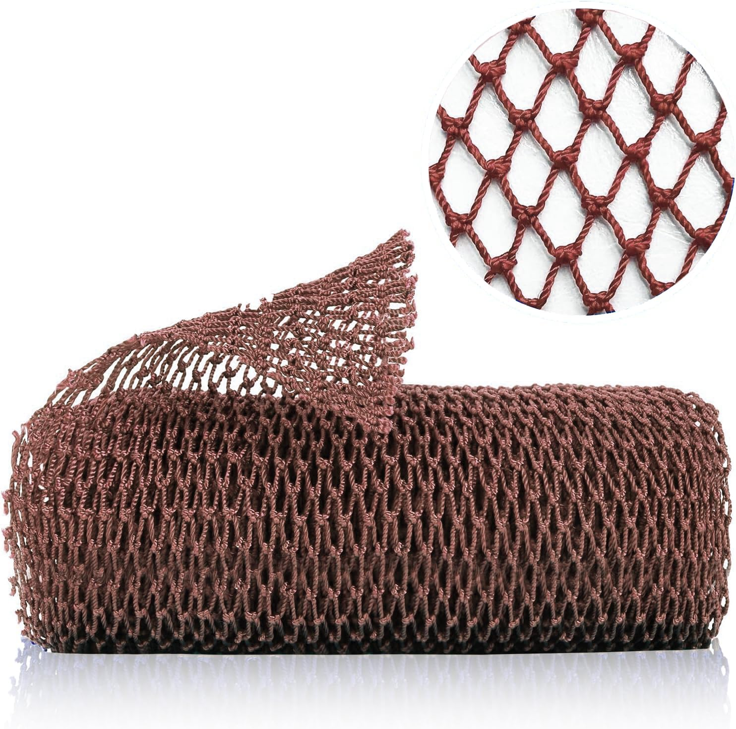 Authentic African Net Sponge with Knots- Long Stretch Exfoliating Sapo Body Scrubber, African Bath Sponge for Back & Feet, Dead Skin Remover, Shower Wash Cloth, 120CM, Pink