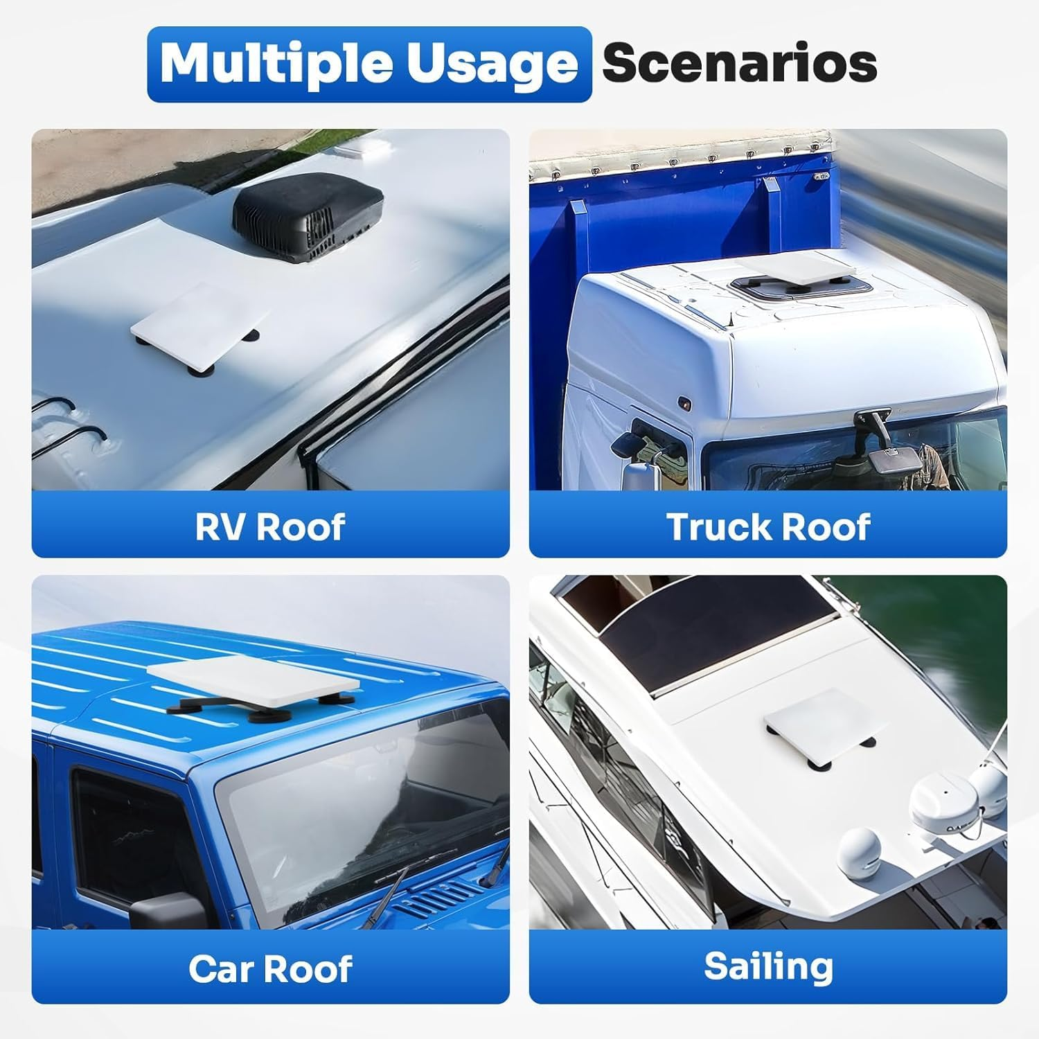 Starlink Mini Magnetic Mount - Star Link Mini Roof Aluminum Alloy Mount for Car Mini Starlink RV Accessories Magnet Suction for Rvs, Vans, Boat, Yachts, Trucks