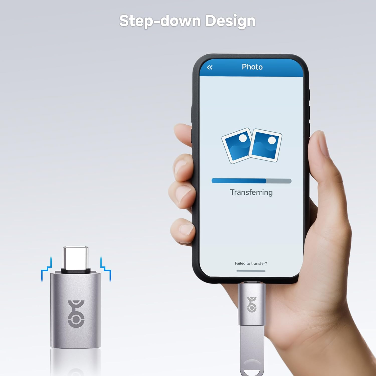 Cable Matters 2-Pack 10Gbps USB C to USB Adapter, USB-C Male to USB-A Female Adapter for High-Speed Data Transferring & Fast Charging, Reversible USB-C Port image number 5