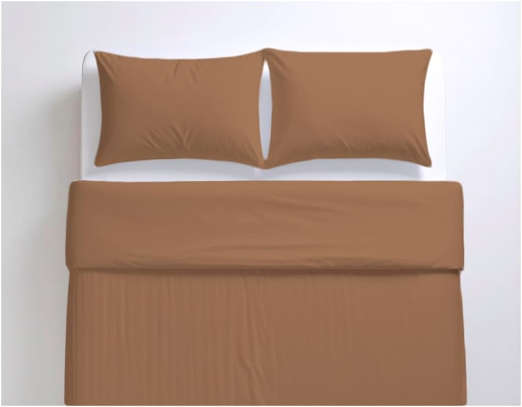 Flat Sheet - Pillowcase, Mattress Cover, Brushed Microfiber, Flat Sheet for Bed (90Cm, 105Cm, 135Cm, 150Cm and 180Cm), Bedding Set (308 Beige, 45 X 90 Cm) image number 6