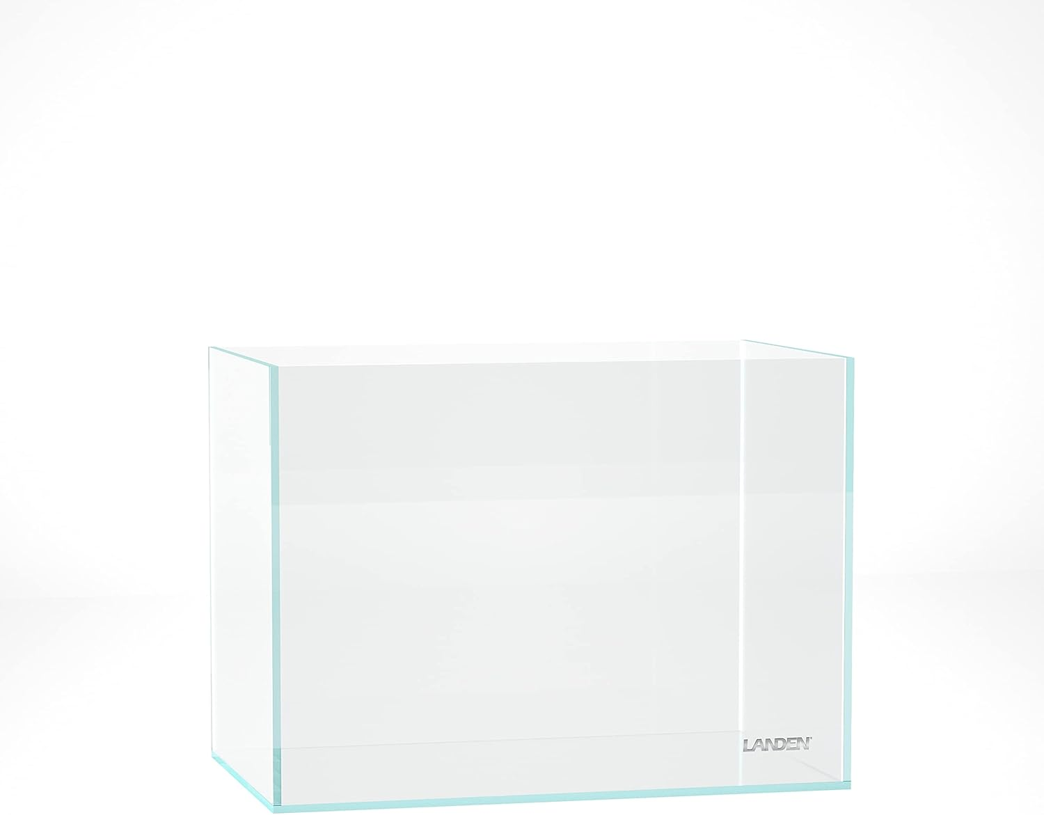 LANDEN 36N 5 Gallon Rimless Low Iron Aquarium Tank, W14.2&times;D8.7&times;H10.2 In(36X22X26Cm) 5Mm Thickness with Black Nano Foam Leveling Mat Included image number 5