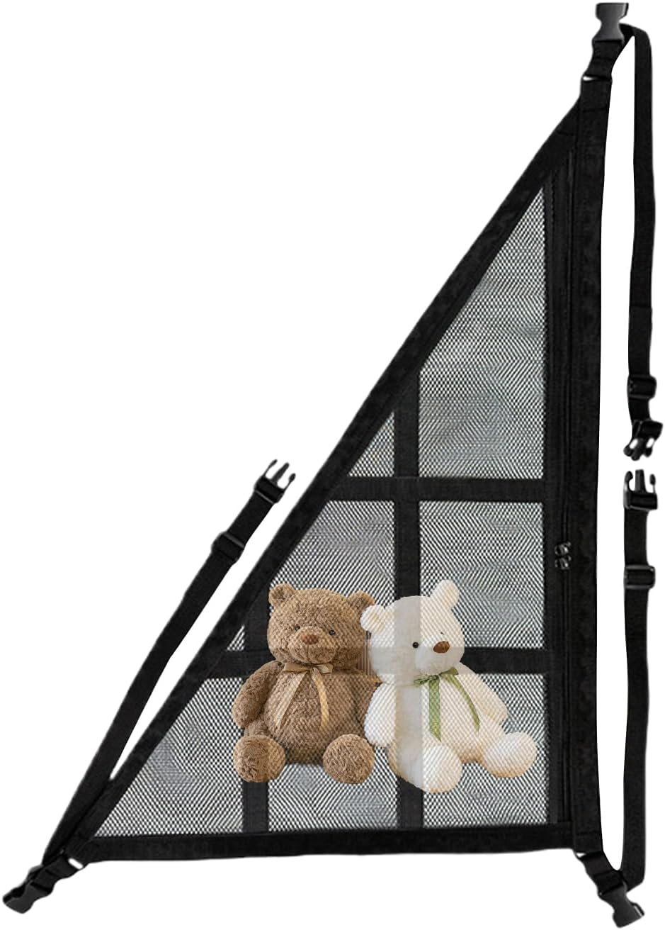 Car Ceiling Net - Triangle Mesh Storage Organizer,Heavy-Duty, Multi-Functional Interior Accessories for Road Trip Outdoor Adventure Grocery Organization image number 4