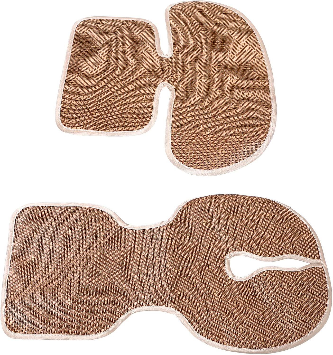 Universal Seat Cooling Pad for and Seat Breathable Rattan Cooling Cushion Moisture Wicking Suitable for Summer Use image number 5