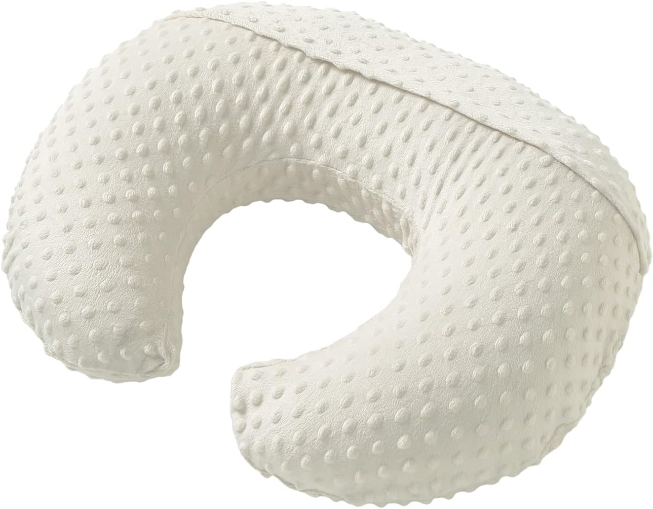 Nursing Pillow and Positioner with Cover for Breastfeeding and Bottle Feeding, Propping Baby, Tummy Time, Baby Sitting Support, Awake-Time Support (Beige, 22" X 17.7" X 5.9") image number 6