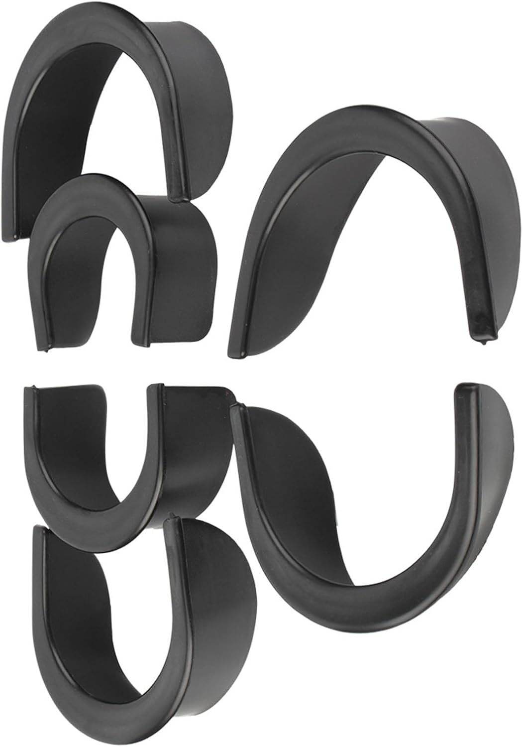 Pool Table Hole Pocket Liners, 6-Piece Set, Durable Wear-Resistant Accessory for Coin-Operated English Table, Black Colloid Material, Suitable for Billiard Players image number 2