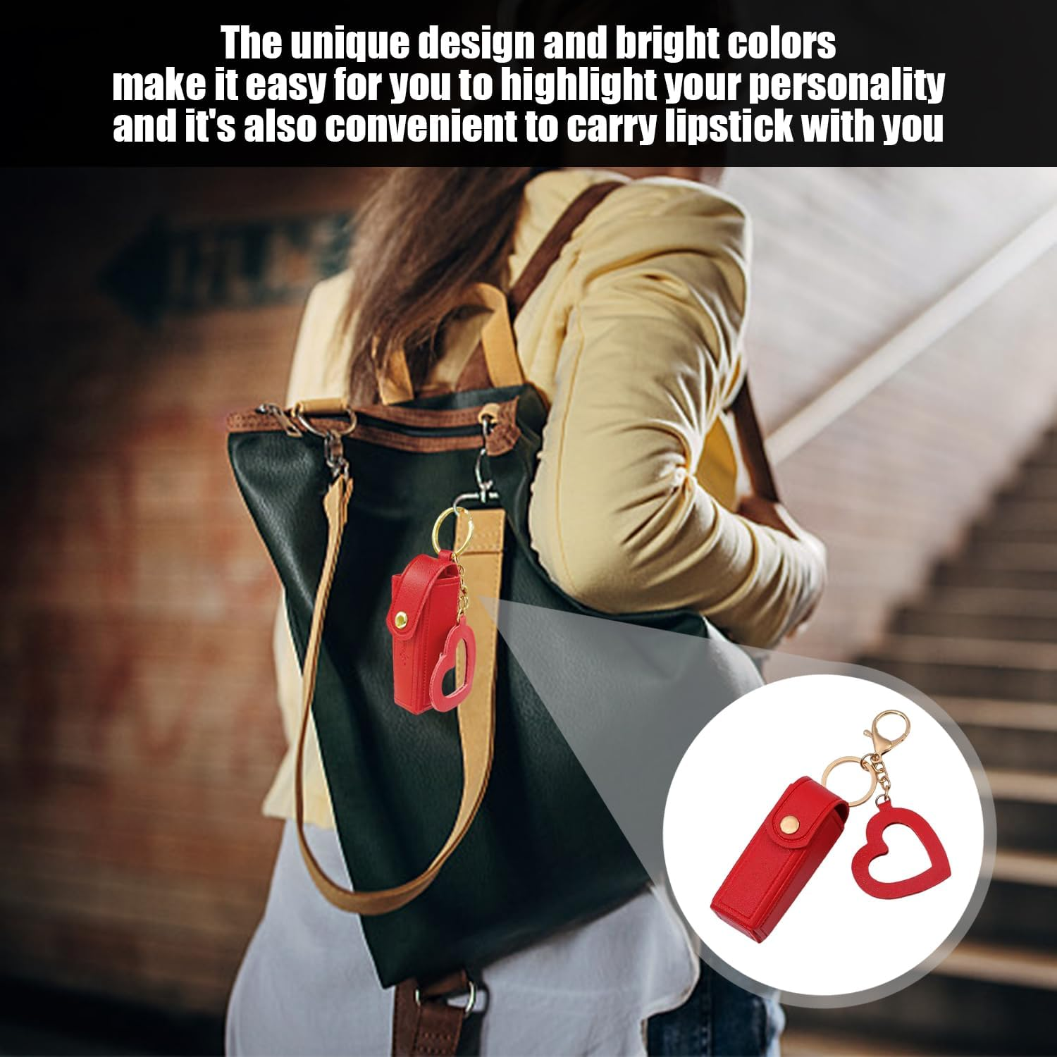 Pack of 4 Lipstick Bag, Mini Storage Bag, Portable Lipstick Bag, Fashionable and Simple Lipstick Bag, Lipstick Bag with Mirror