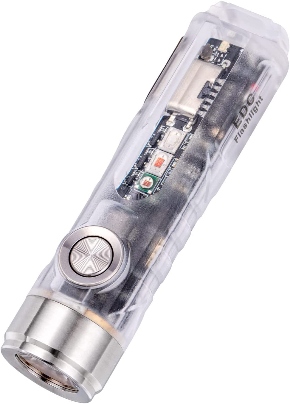 Rovyvon A8 USB C Rechargeable Keychain Flashlight, 650 Lumen Super Bright Mini Flashlights with Red Amber Setting, Magnetic Worklight for Hands-Free image number 2