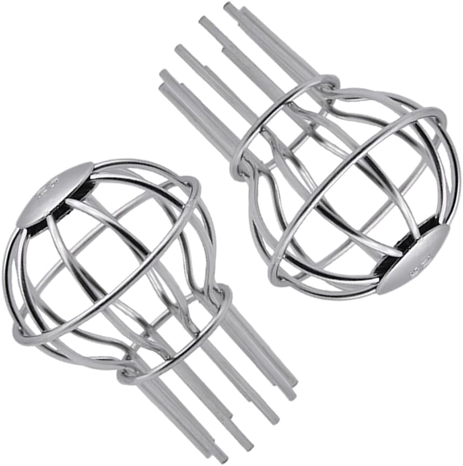 Gutter Guard, 304 Stainless Steel Roof Drain Drainage Ditch, Anti-Blocking Mesh Cover, Gutter Protection,Outdoor Roof Blocking Proof Line Cap,Round Floor Net Cover(50 Tubes) image number 2