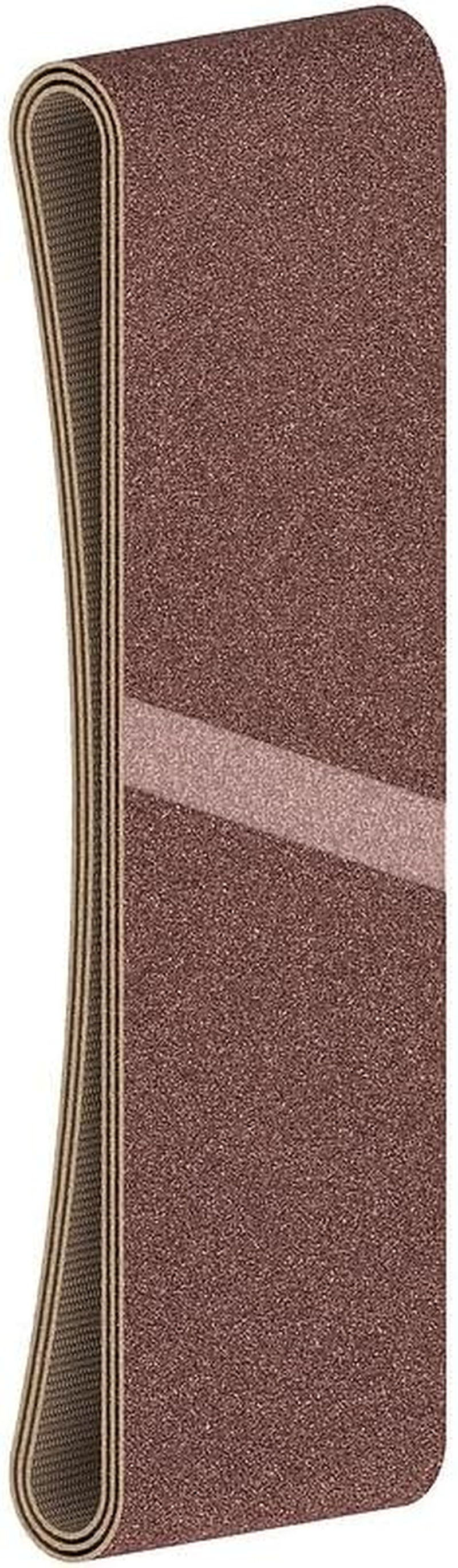 Bosch Accessories Professional 2608606072 2 608 606 072 3-Piece Sanding Belt Set, Red, 75 X 533 Mm, Set of 3 image number 1