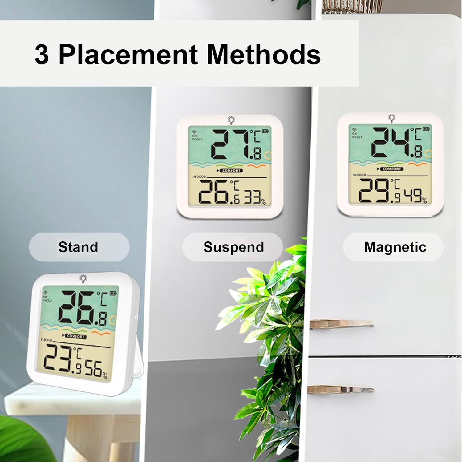 Wireless Floating Pool Thermometer Colorful Light Change Swimming LED Display Indoor Outdoor Temperature Detector Hot Tub IP68 Rainproof Long-Lasting Solar Charging image number 3