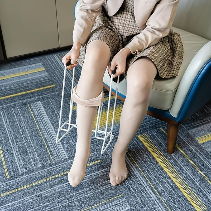 Stocking Aid Tool,Convenient Firm Assist for Old Men to Wear Socks without Bending Over. image number 4