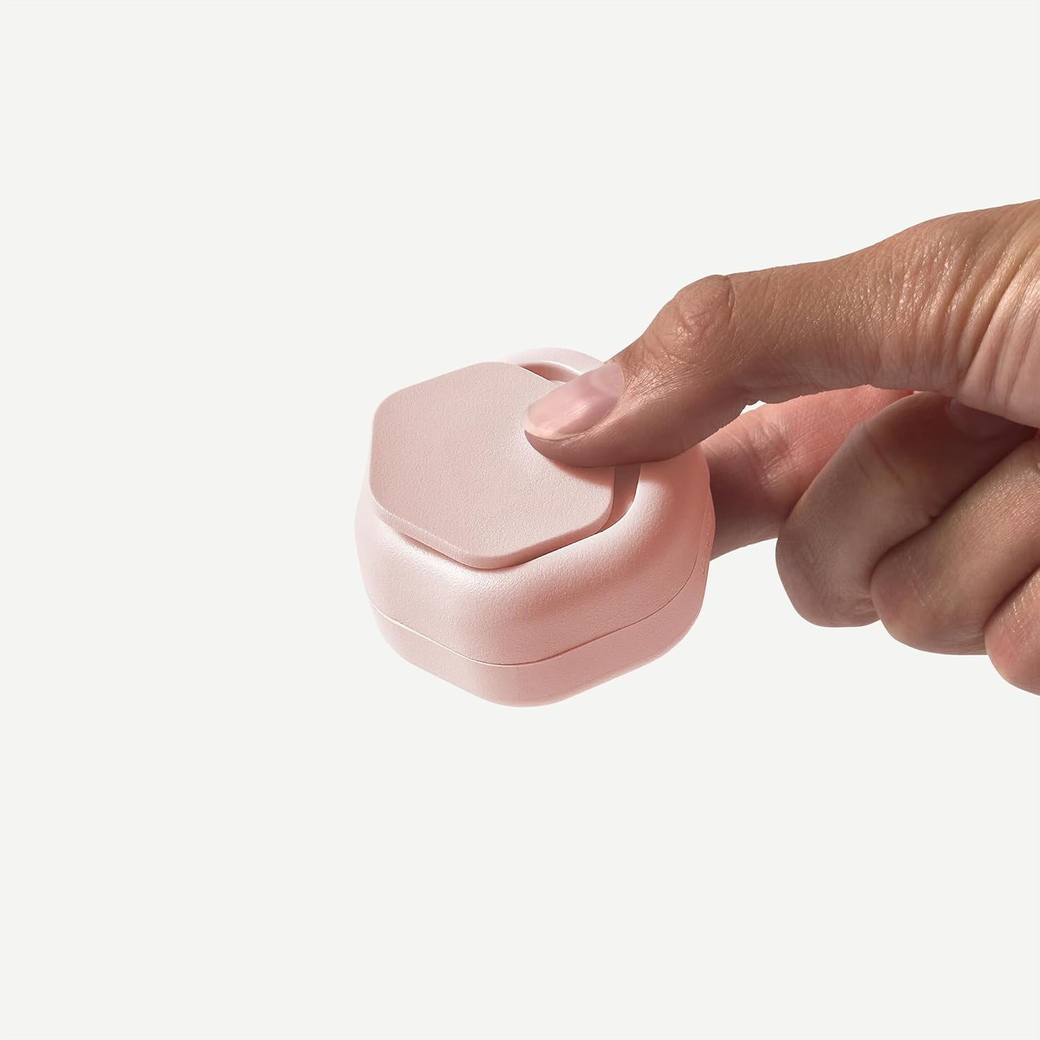 Cadence Travel Containers - Basic Skincare Set - Magnetic Travel Capsules - for Facial Cleanser, Moisturizer, Sunscreen - 3 Small Capsules (0.56Oz) with Cleanser, Moisturizer & Sun-Icon Labels - Petal image number 2