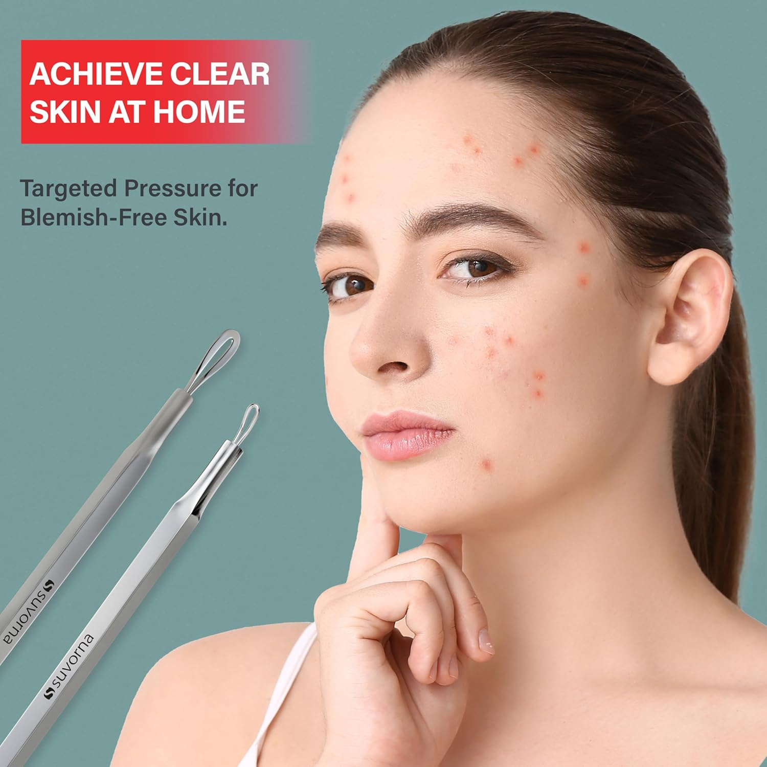 Suvorna Ador Whitehead / Acne Remover & Comedone Extractor Skinpal S25 image number 6