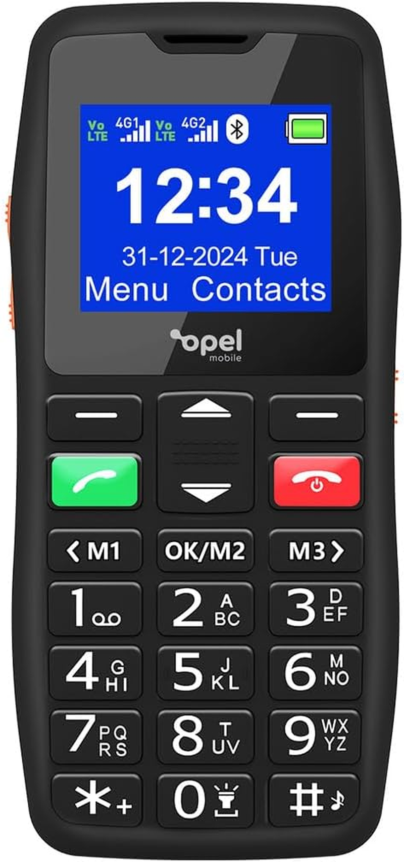 Opel Mobile Lite 5 Candy Bar Shaped Mobile Phone with Charging Cradle