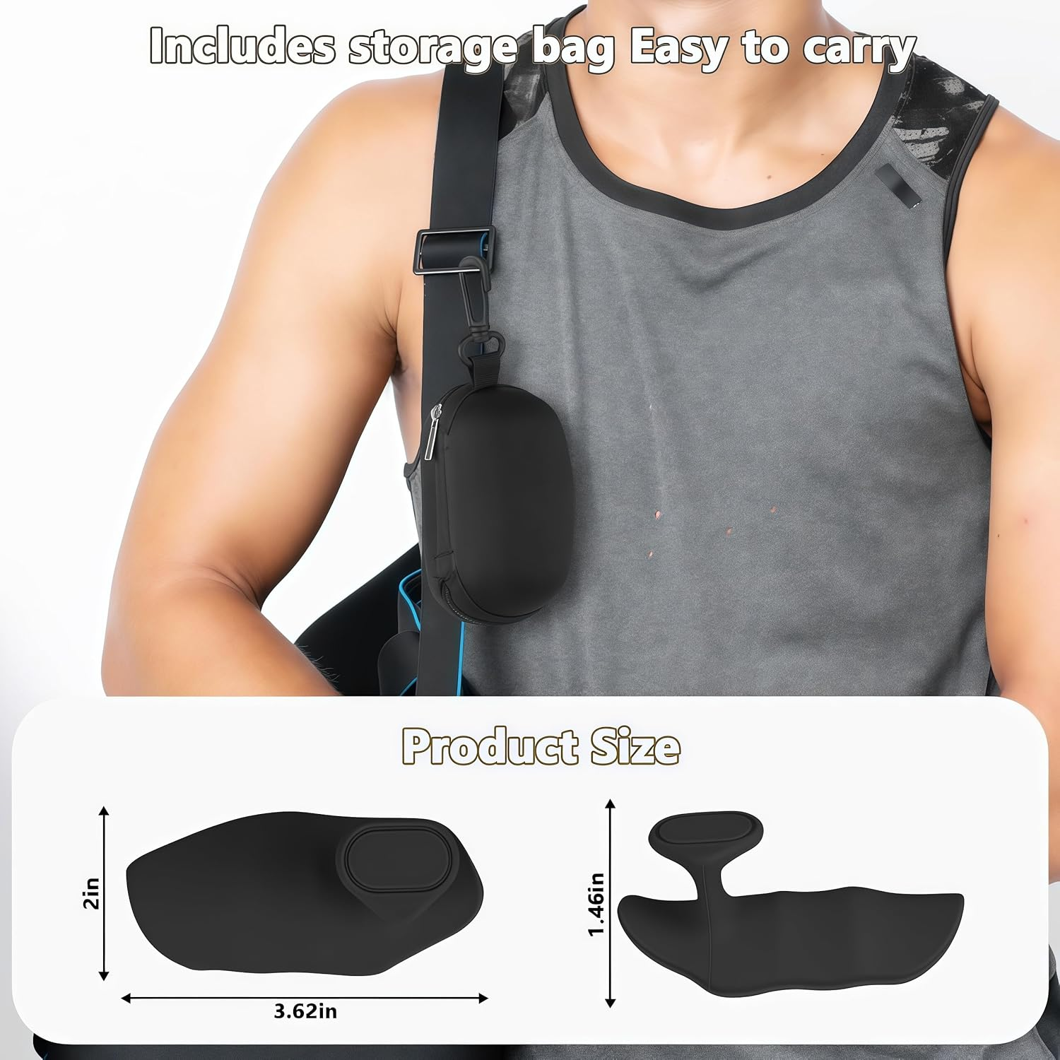 Rubber Gym Grips Fingerless Workout Grips - Ergonomic Rubber Hand Protector Gloves for Weight Lifting, Pull-Ups, Gym Training and Exercise, for Men and Women - Pink Pair image number 7