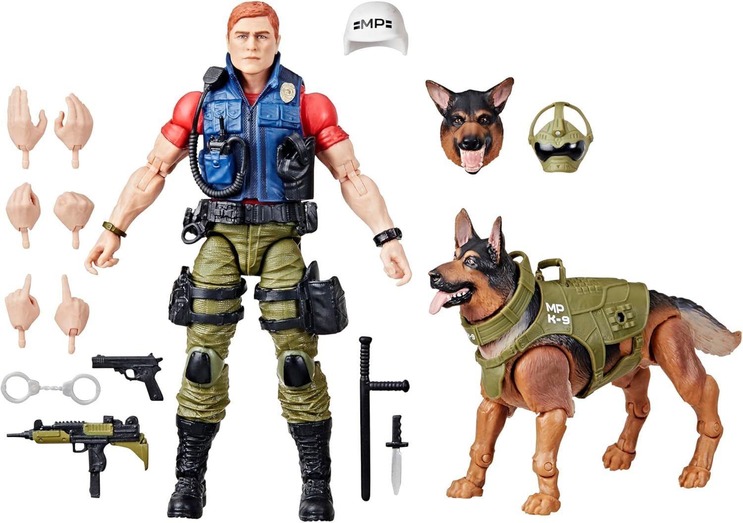 G.I. Joe Classified Series #157, Christopher Law Lavigne & Order, Collectible 6 Inch Action Figure & German Shepherd Dog Figure with 14 Accessories image number 2