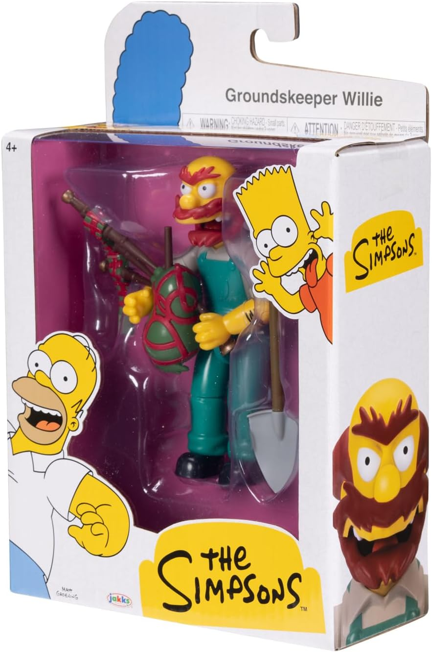 The Simpsons 5" Groundskeeper Willie Collectible Action Figure - Groundskeeper Willie image number 6