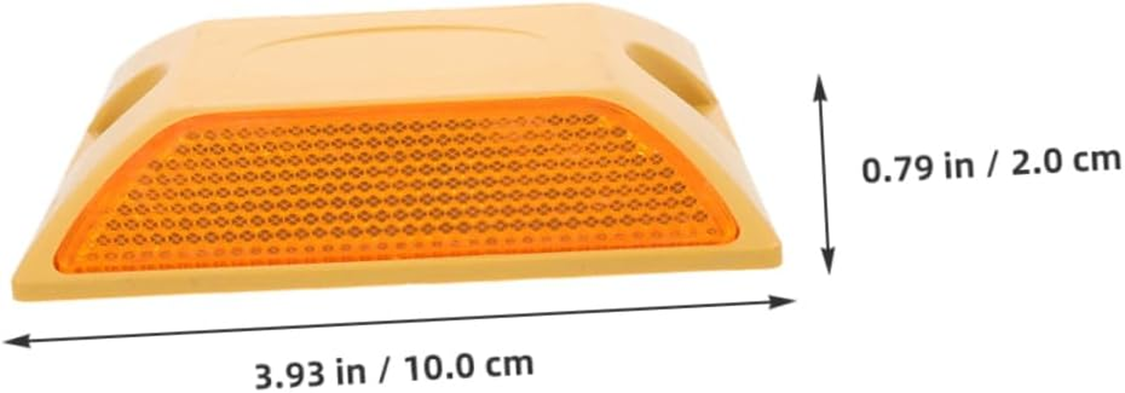 4Pcs Road Reflective Markers Raised Plastic Driveway Studs for Night Visibility and Safety image number 6