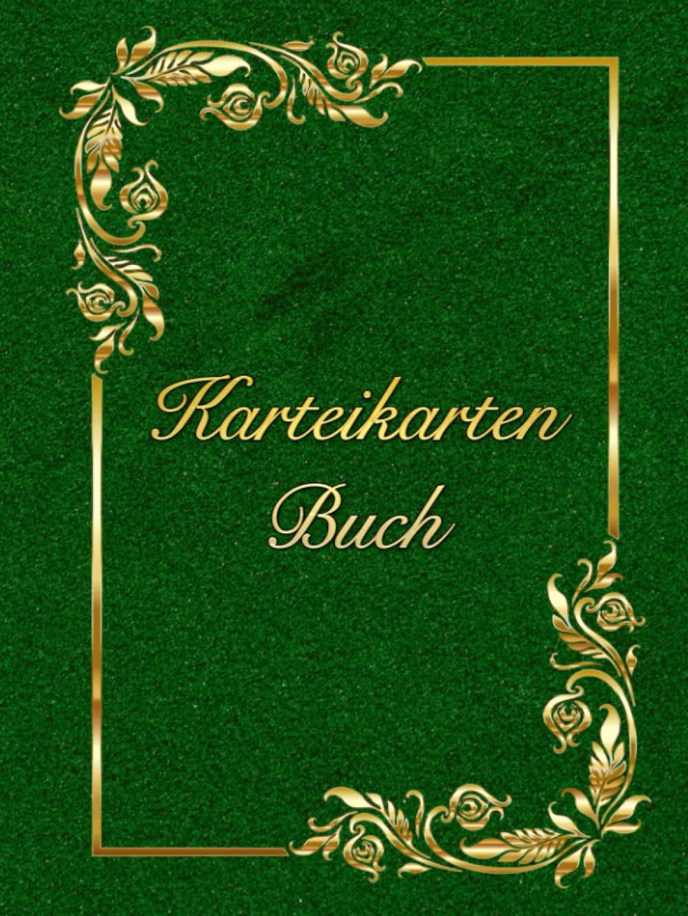 Karteikarten Buch Friseur Salon Karteikartenbuch Mobiler Friseursalon Friseurin Barbier Notizbuch Coiffeur Hairstylist Barbershop Kundenkarteikarten ... Kundendaten Fris&ouml;r Dienstleistung Gr&uuml;n 01