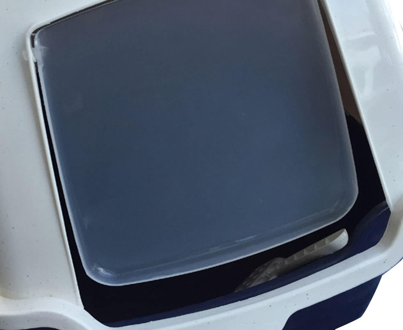 Front Open Portable Hooded Cat Toilet Litter Box Tray House with Handle & Scoop