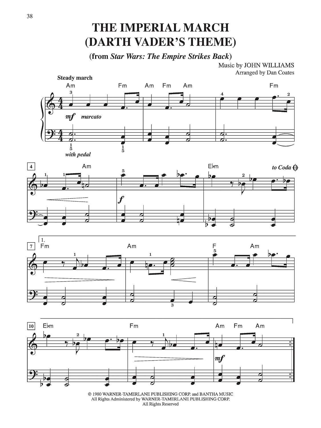 Top-Requested Movie & TV Sheet Music: Easy Piano image number 3