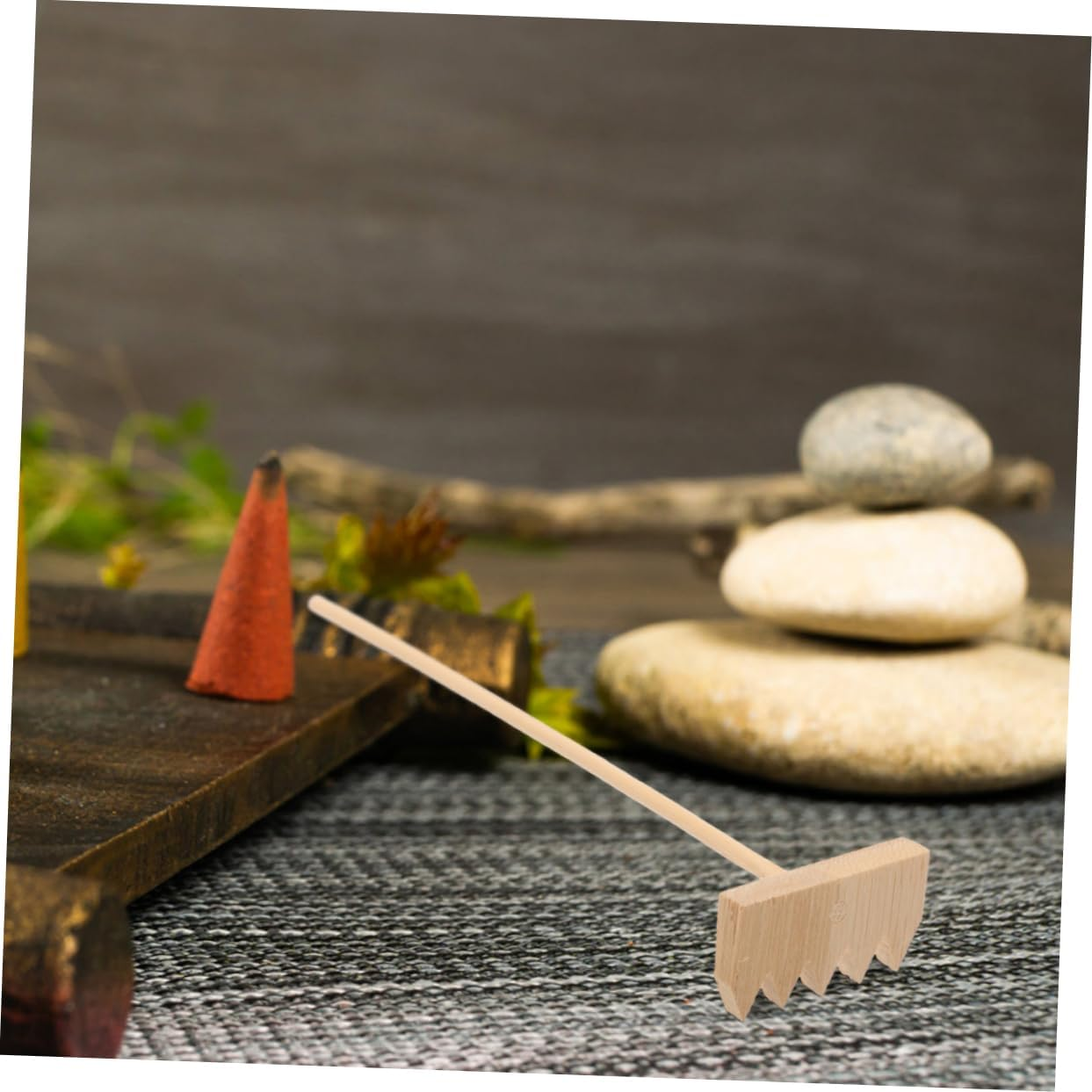 Kisangel 6Pcs Sand Table Accessories Mini Gardening Tools Rakes Tray Crafts for Home Miniature Rake Garden Supplies image number 5