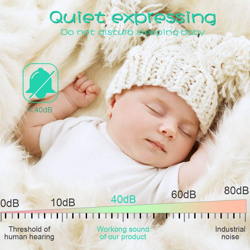 MUOCOBU Electric Breast Pump, Breast Pump Electric Breastfeeding Pump 3 Modes 10 Levels Dual Rechargeable Nursing Double Breast Milk Pump Massage with Touchscreen LED image number 2