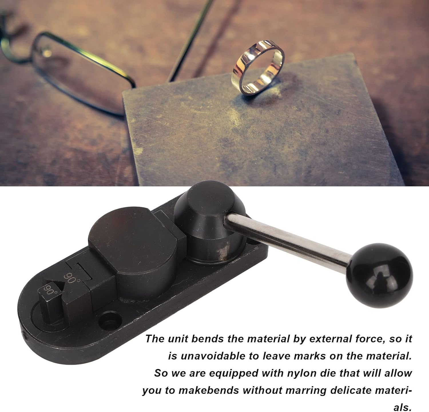 Ring Bender, Ring Making Tool, Ring Bending Tool, High Hardness Jewelry Ring Bending Machine, Ring Bender for Soft Metals, Ring Sizer Belt image number 3