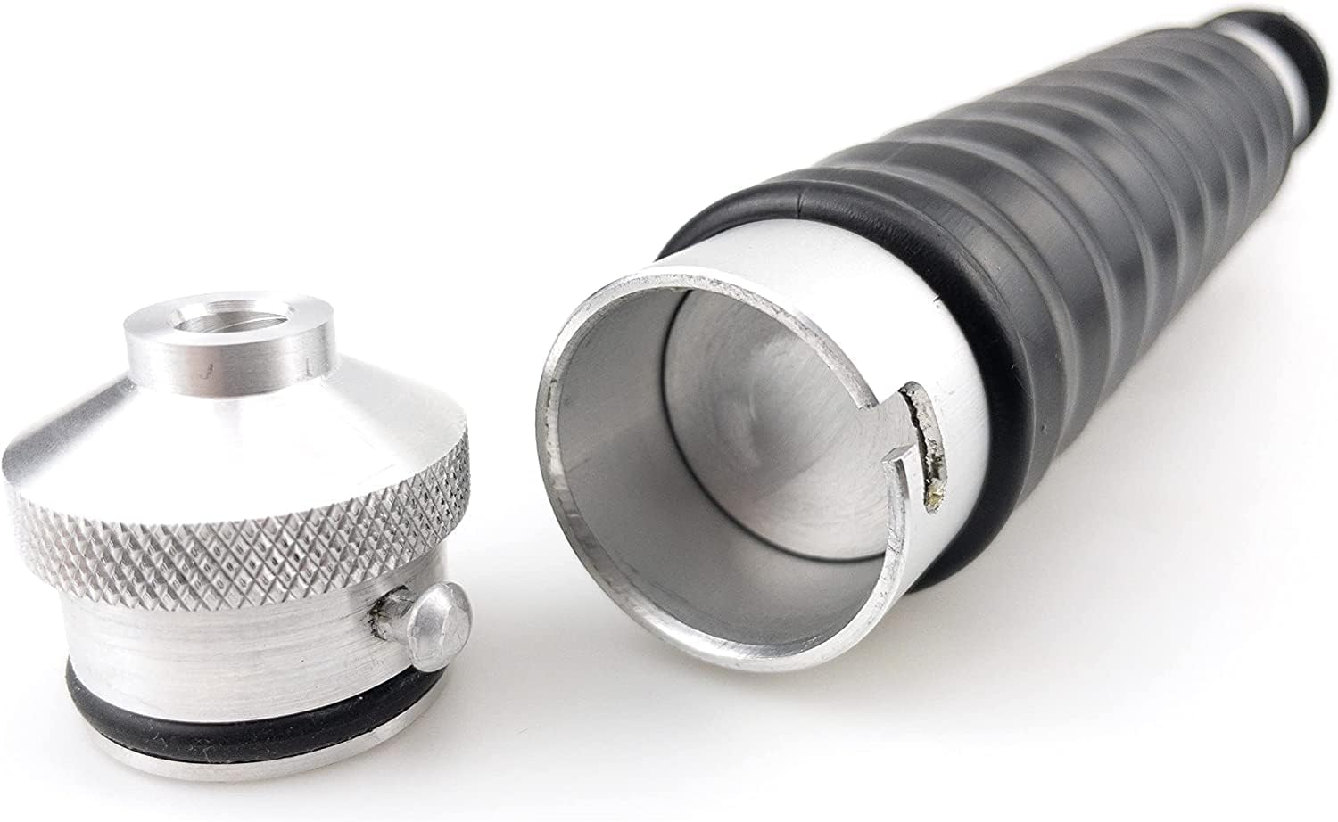 120 Ml Aluminum Injector for Soft Plastic Plastisol Fishing Lure Molds Locking Nozzle image number 2