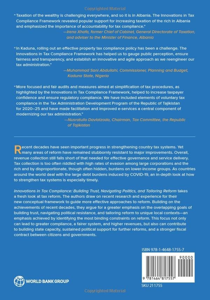 Innovations in Tax Compliance: Building Trust, Navigating Politics, and Tailoring Reform