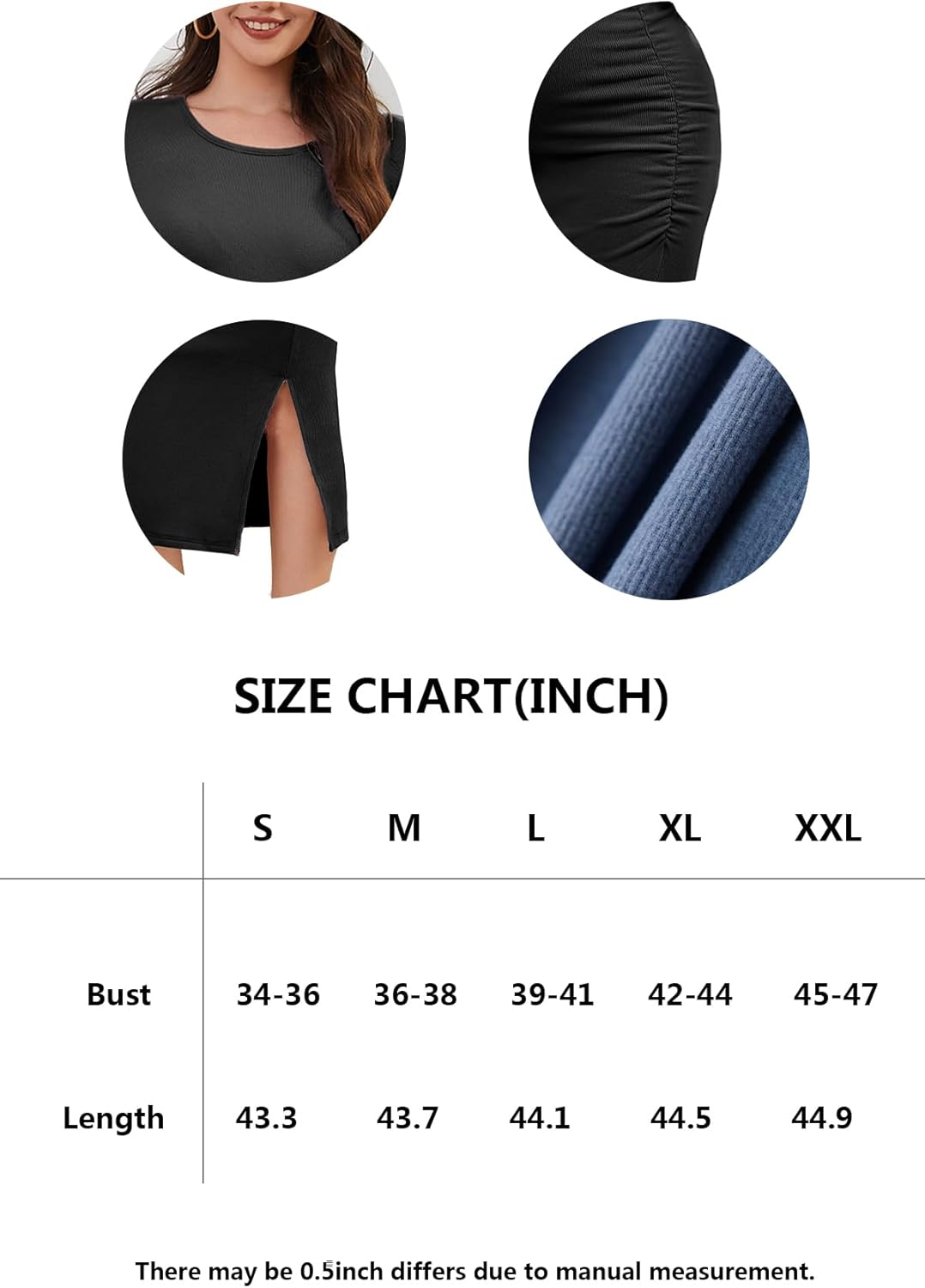 Smallshow Women'S Long Sleeve Maternity Sweater Dress Knit Fall Winter Pregnancy Clothes image number 3