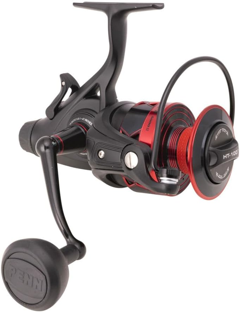 PENN Fierce IV Liveliner Saltwater Spinning Reel &ndash; Versatile Sea Fishing Reel for Boat, Kayak, Shore, Spinning, Jigging, Surf, and All-Round Use, Black/Red image number 5