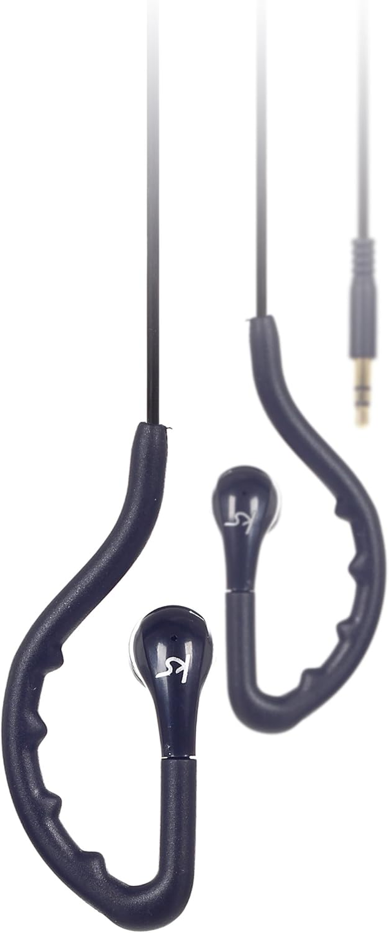 Kitsound Enduro Water Resistant Sports Earhook Earphones - Black image number 2