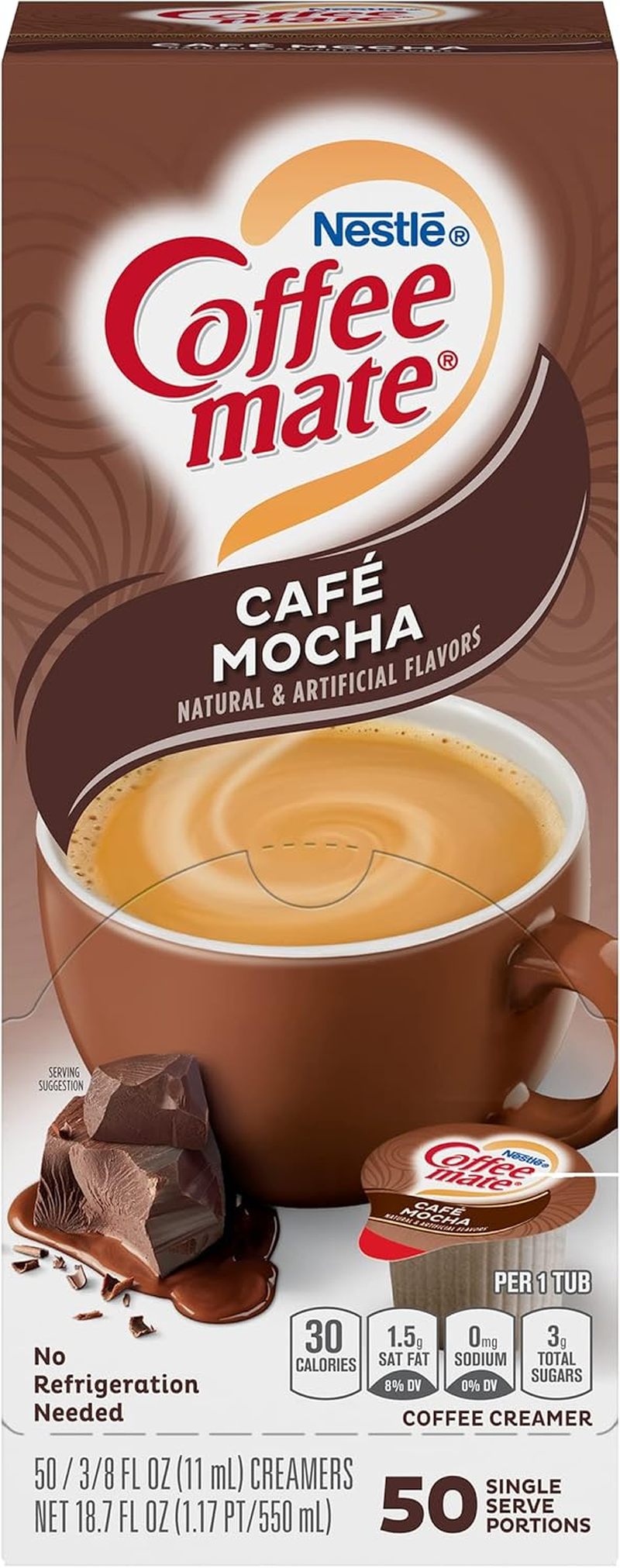 Nestle Coffee-Mate Cafe Mocha Flavour Coffee Creamer 50 Piece image number 6