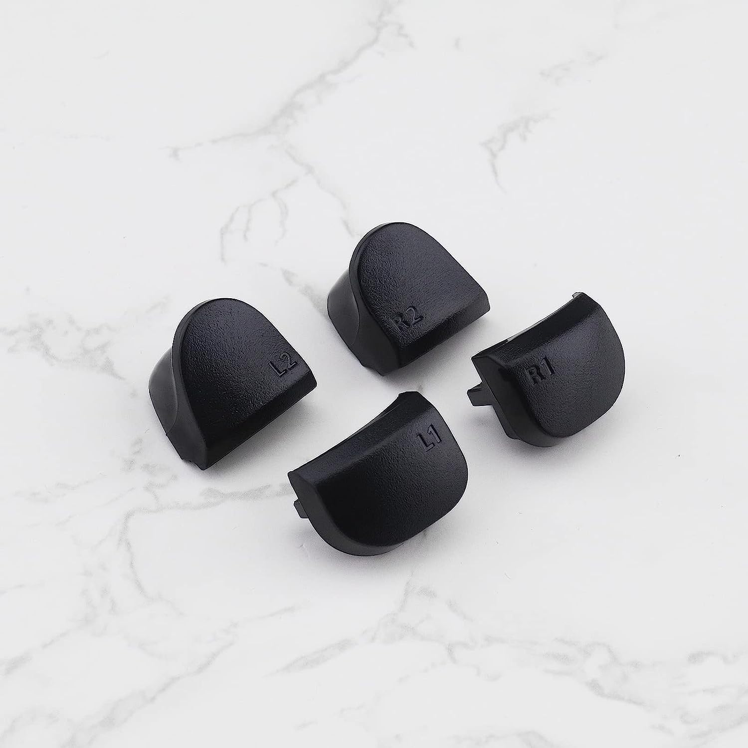 Set of 12 L1 R1 L2 R2 Trigger Buttons Repair Kit Compatible with PS5 V1 Controller Shoulder Buttons with Springs & Trigger Frames & Shaft & Screwdriver & Pry Tool image number 3