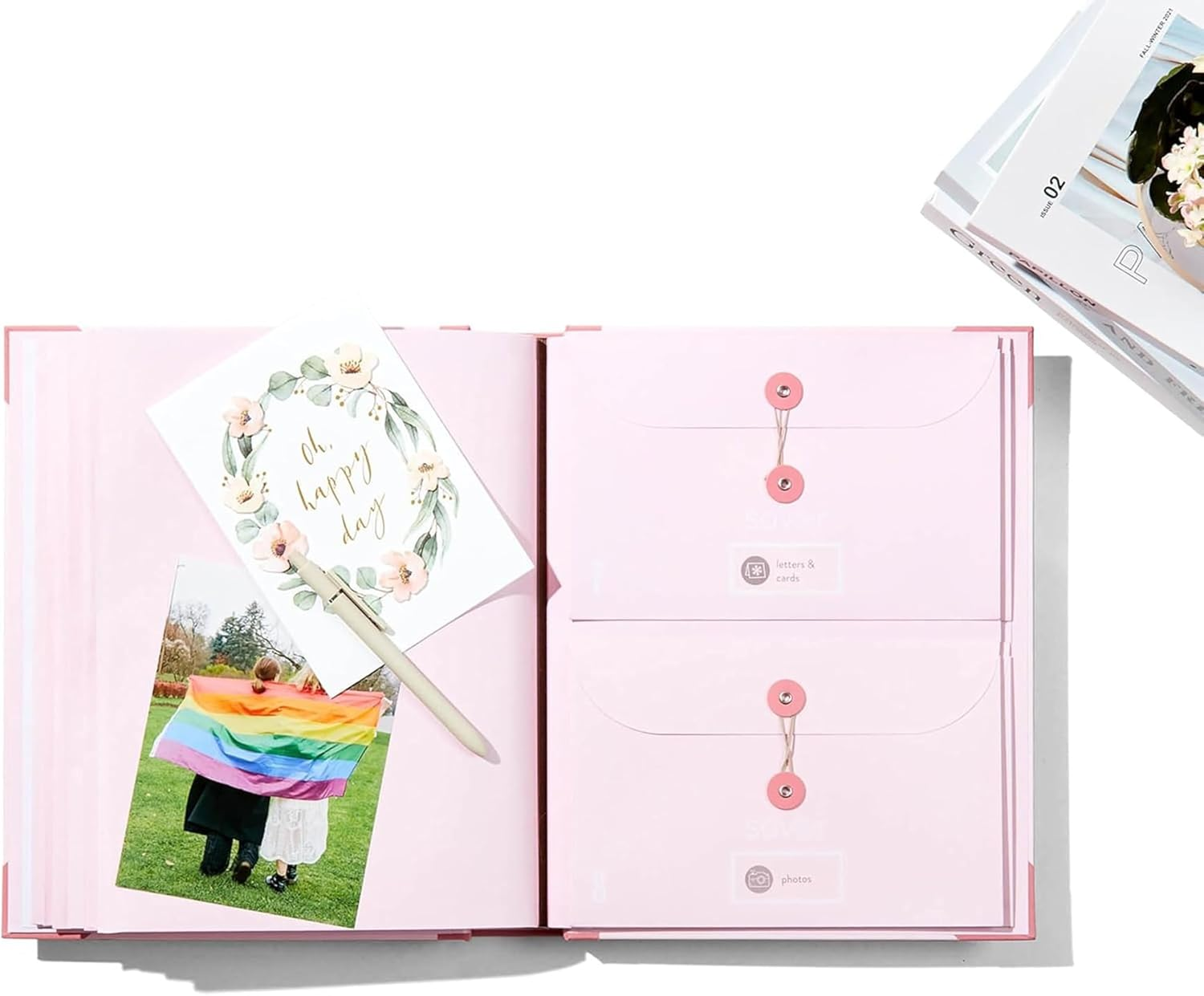 Drimzate Folio Document Organizer,Lifebook Document Organizer with Labels,Suitable for Important Document,Emergency Binder,Life Binder,Passports,And Letters(Light Blue)