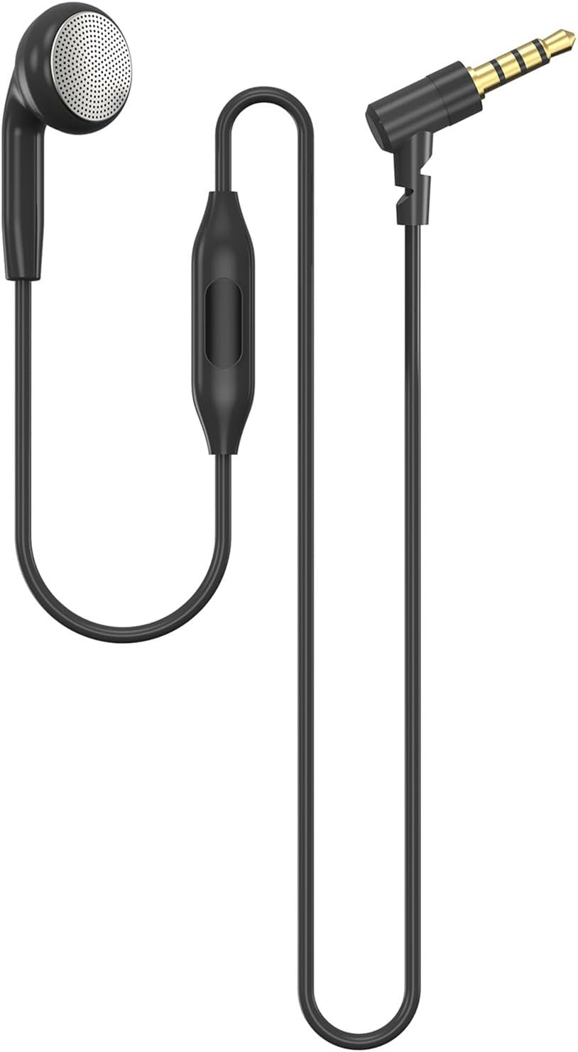 Single Side Earbud with Mic - 3.5Mm/Usb-C Lightweight Headphones for Phone Calls & Driving, Comfortable Secure Fit, Durable Design for Customer Service & Online