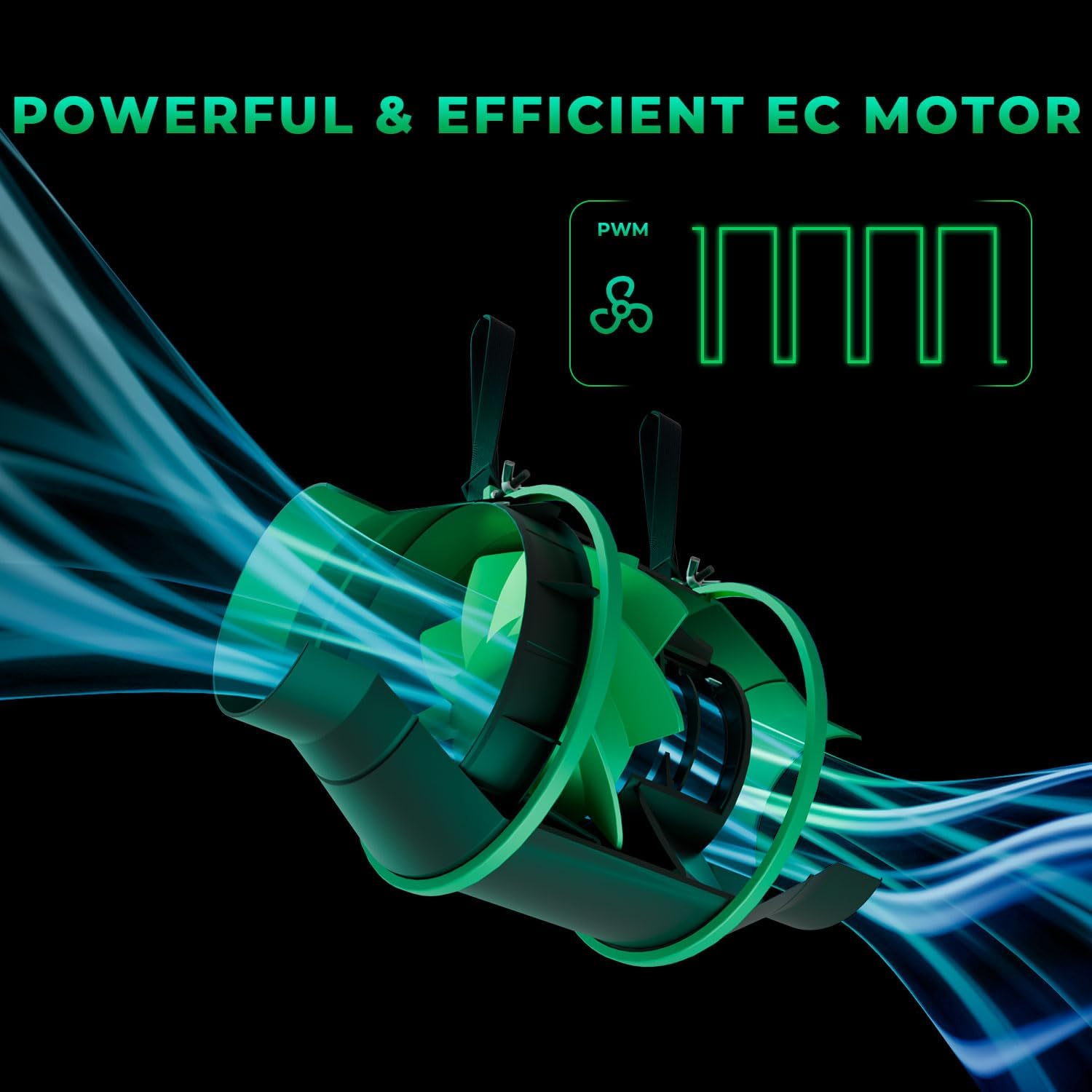 MARS HYDRO Ifresh 4 Inch Smart Inline Duct Fan and Carbon Filter Combo with Speed Controller Hydroponics Grow Tent Ventilation Kit for Heating Cooling Booster, Grow Tents, Hydroponics