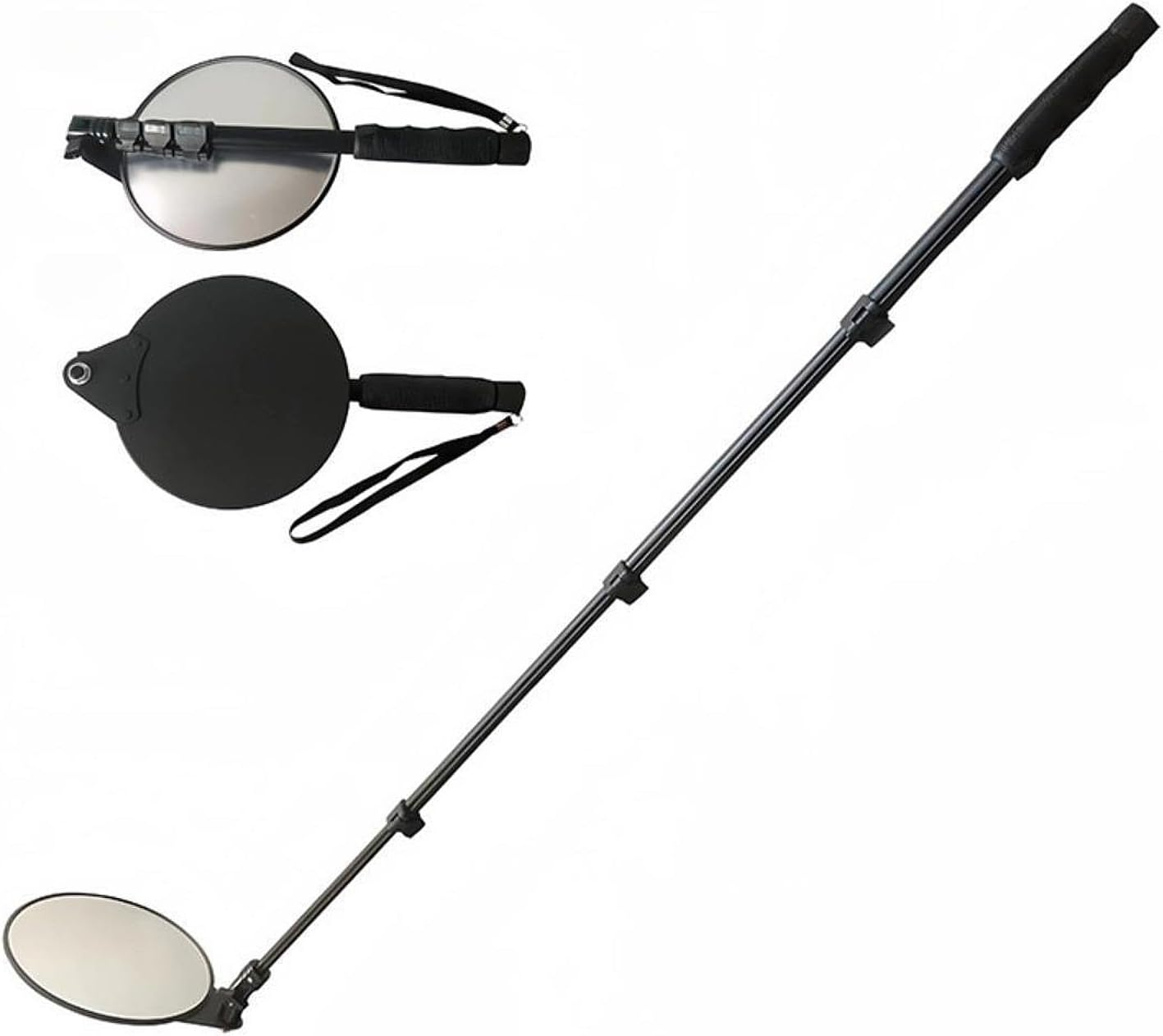 Under Vehicle Inspection Mirror Telescopic Security Check Multifunctional under Car Mirror for under Car Truck Equipment image number 4