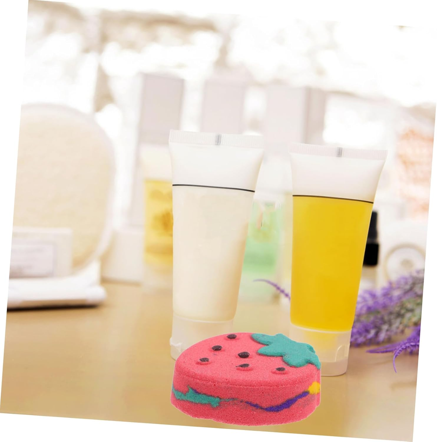 IWOWHERO Bath Salts for Women Bath Balls Spa Quality Romantic Scent Exfoliating Hydrating image number 5