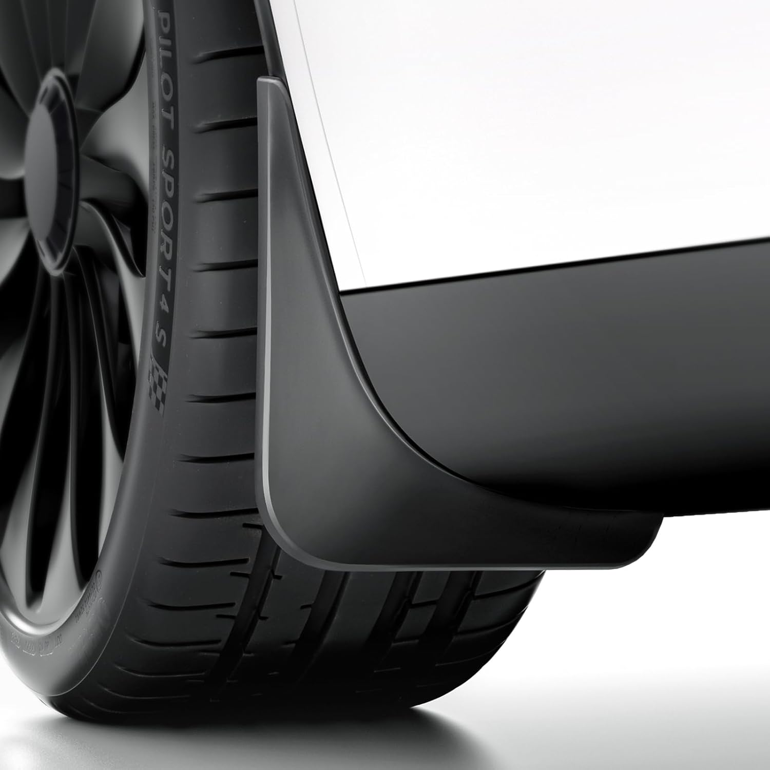 REEVAA 2025 Tesla New Model Y Juniper Accessories - Mud Flaps [No Drilling Required] All-Weather Mud Guard Body Kits for Tesla New Model Y 2025 2026, Black (Set of 4) image number 6