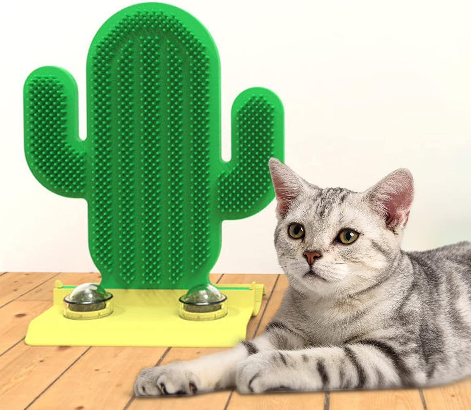 Cat Self Groomer, Pet Grooming Massage Cat Brush, Comfortable Cat Rubbing Post, Comfortable Corner Scratching Comb, Suitable for Short and Long Hair Cats, Lndoor Cats Brush Toys/115 image number 5